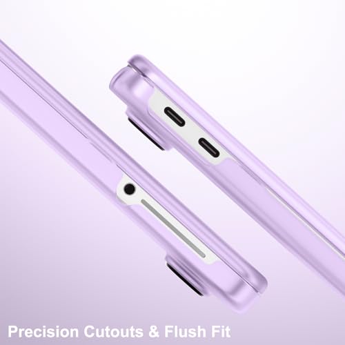 Image of MOSISO Compatible with MacBook Neo Case 13 inch 2026 Release Model A3404 with A18 Pro Chip, 4 in 1 Kit Precision Fit Crack & Scratch Resistant Protective Hard Shell Case Cover, Purple