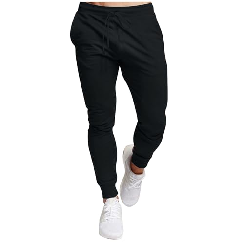 Pantalones Hombre Moda Casual Pants Otoño Invierno Deportivos Jogging Pantalon Largo Fitness Gym Color sólido cómodo Slim Fit Running Basic Cordón Barato Ropa de Hombre Trekking Chandal