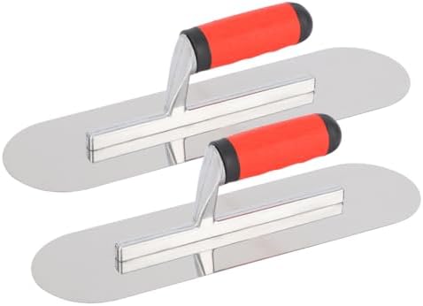 2-teiliges Poolkellen-Set, Edelstahl-Betonwerkzeuge, große Größe,...