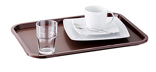 Snack Tray 41 x 31 cm polypropylene, brown, 41 x 30.5 x 2 cm - Image 2