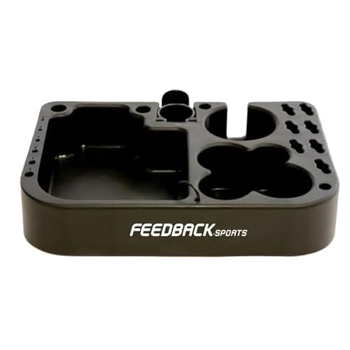 Feedback Sports | Tool Tray For Bike Repair Stands | Compatible W Upright Repair Stands | Black