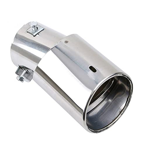 Tubo de escape cromado universal para sustituir los extremos desgastados de tu coche