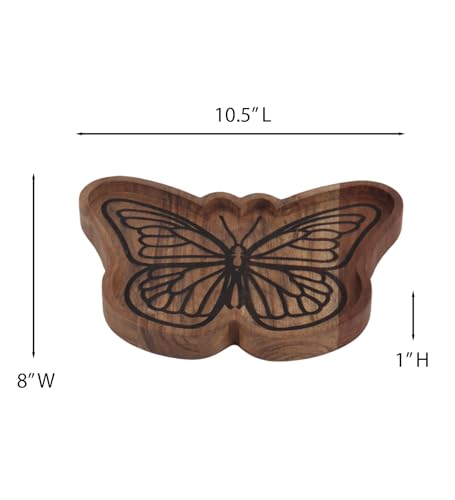 Image of Acacia Wood Serving Platter - Eco-Friendly, Rustic-Design