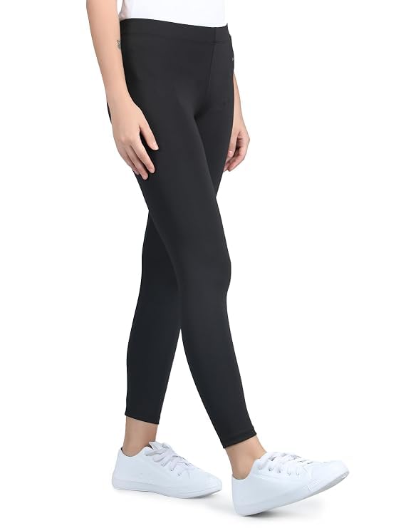 Image of Gym Jeggings for Women Gym Tights for Women Yoga Workout Leggings for Woman high Waist Tights for Woman Gym Yoga Workout Legging for Girls Lycra Fabric All Season Wear