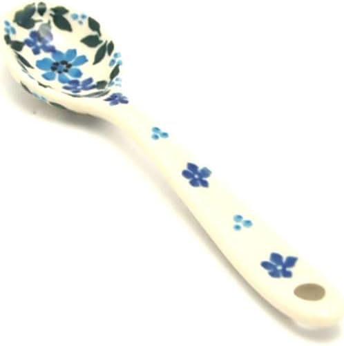 Polish Pottery Spoon - Small - Georgia Blue