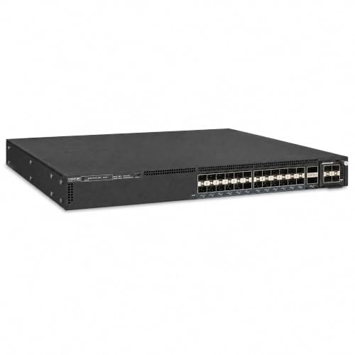 Image of Ruckus ICX7550-24F Managed Switch, 24x 1 /10GbE SFP+ Fiber, 2x 40 /100GbE QSFP+ + Modular Expansion Slot Uplinks, Dual Hot-Swap PSU - Stackable Campus Switch, 40 /100G Uplinks, Multigigabit PoE++ Ready