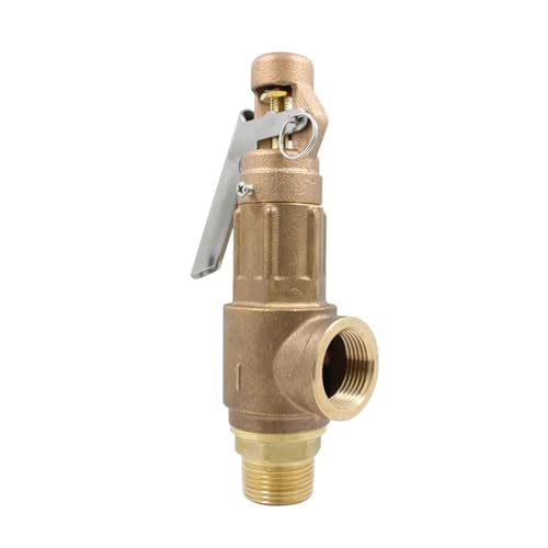 Valve à ressort DN40 en bronze avec tige manuelle pour régulation de plomberie - 3