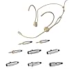 eige Headworn Microphone with Earhook Design, Omnidirectional Condenser Capsule for Wireless Systems, Compatible with and Transmitters, Lightweight Pro Audio(B) #4