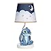Disney Stitch Hand-Painted 3D Sculpted Nursery Lamp and Shade