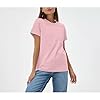 Oversized Shirts for Women Short Sleeve Crew Neck T Shirts Loose Fit Boyfriend Tee Ladies Clothes Summer Party Tees Plus Size S-5Xl Light Pink XL #2