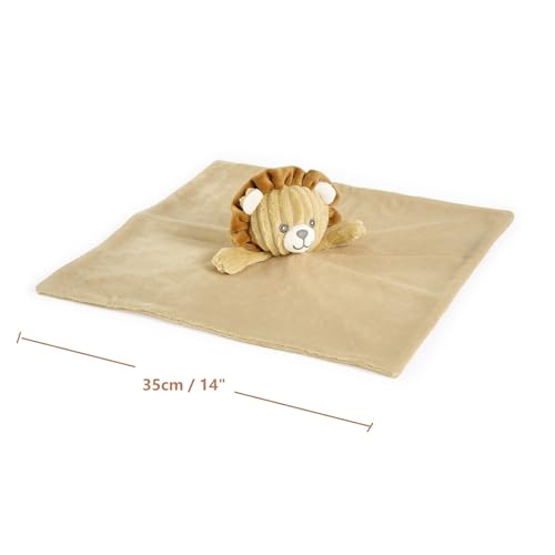 Image of CREVENT Cozy Plush Baby Security Blanket, Loveys for Baby Girls and Boys, Birthday (Dog + Lion)