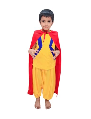 Image of BookMyCostume Balveer Indian Cartoon Kids Fancy Dress Costume