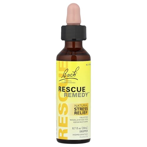 Image of Original Flower Remedies, Rescue Remedy®, Natural Stress Relief, 0.7 fl oz (20 ml), Bach