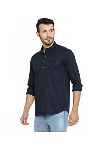 Image of Spykar Men Cotton Slim Fit Shirts - Full Sleeves