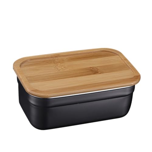 GREENADSCAPE Caja De Almuerzo Bento 1000ml De Acero Inoxidable Con Tapa De Contenedor De Comida Para Estudiantes Ideal Para Trabajo y Picnic