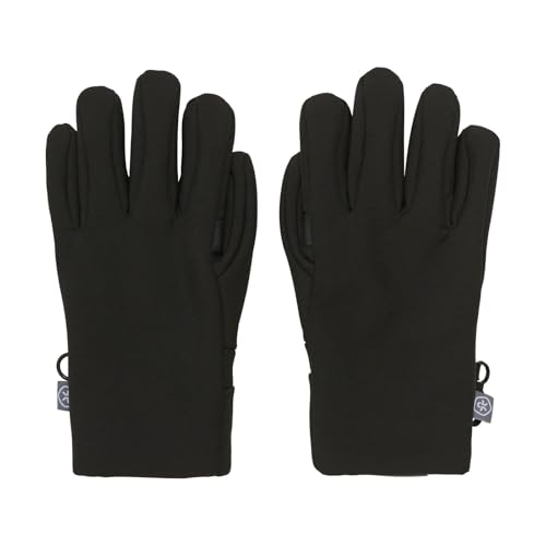 Gants softshell noirs Color Kids contre le froid aux mains