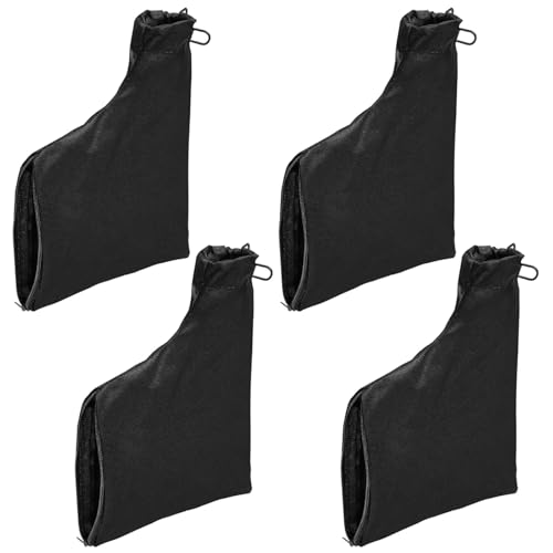 ZIJANG 4 Pièces Sacs à Poussière pour Scie à Onglet, Ponceuse à Bande de Scie à Onglet, Sac Anti-poussière, Applicable à Scies à Onglets de 255 mm et...
