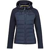 Kapuze ICEPEAK Ashburn Midlayer Jacke für Damen mit Kapuze, Farbe:Blau, Größe:L