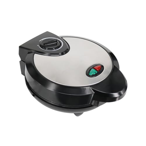 SMASOLO Máquina Eléctrica para Hacer Crujientes Diseño Antideslizante Acero Inoxidable y Resistente para Barquillos Crepes y Conos de Helado Casa