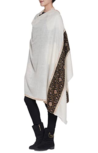 100% Cashmere Handmade in Kashmir (Gift Box) HandWoven Shawl Wrap