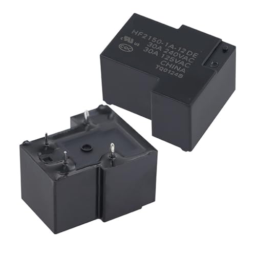 Relais 12V HF2150-1A-12DE 30A 4 broches DC12V normalement ouvert multipack