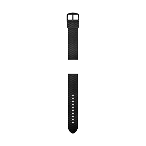 Fossil Men's 22mm Silicone Interchangeable Watch Band Strap, Color: Black (Model: S221430) by Fossil - Image 2