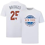 Mikal Bridges Shirt T-Shirt Jersey Basketball No Brand/Logos 100% Cotton for White Mens/Women/Kids