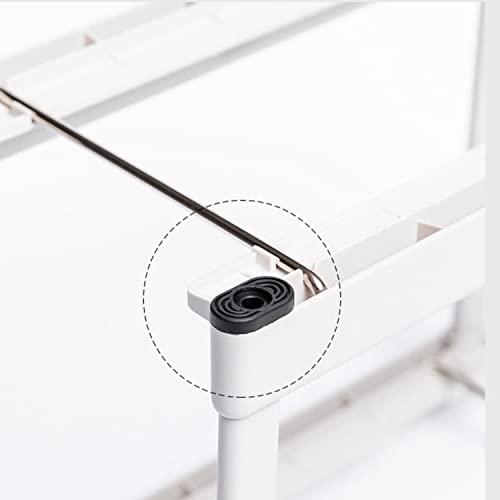 2-Tier Sliding Basket Pull-Out Organizer, Clear Sliding Cabinet Organizer For Under Sink, Kitchen, Bathroom,Plastic Drawer & Abs Pole #TOP4