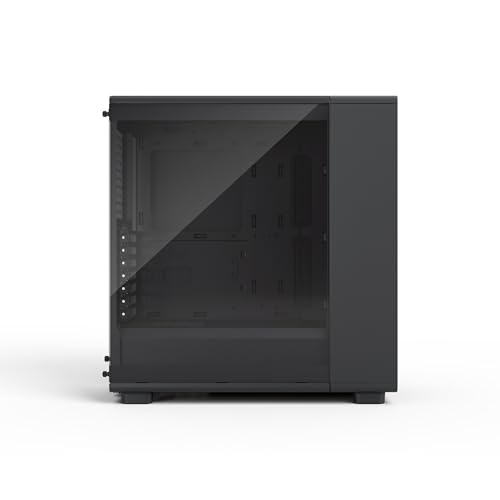 Fractal Design Epoch Schwarz RGB - Leicht getöntes Seitenteil aus gehärtetem Glas - Gaming-PC - Mesh-Frontpanel - DREI Momentum 12 RGB-Lüfter inkl. - Geräumiger Innenraum - ATX/mATX/ITX Unterstützung