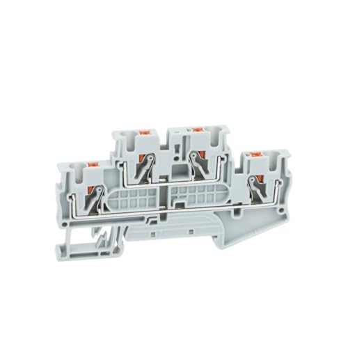 Bloque de terminales PTTB 4 de doble capa y conector push-in de 4mm² 6