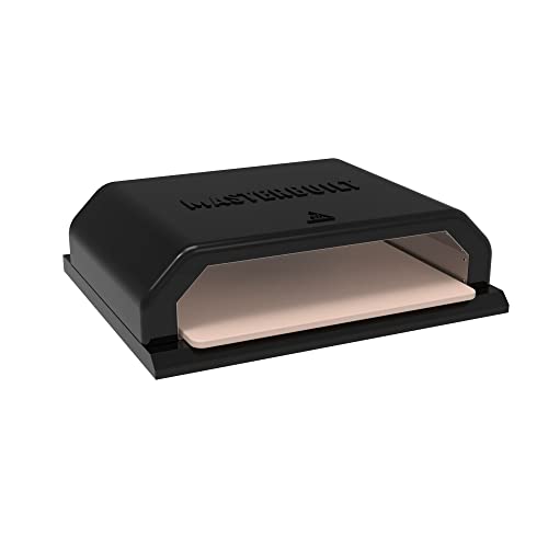 Masterbuilt® Gravity Series Outdoor Pizza Oven Accessory insert with Ceramic Pizza Stone, Porcelain-Coated Exterior with Stainless Steel Interior in Black, Model MB20181722