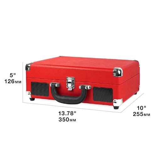 Victrola Journey - Bluetooth Suitcase Record Player - Red - image 9