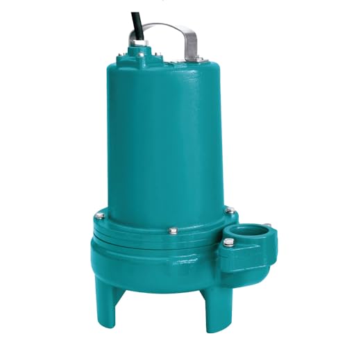 LIVEVIE Leo Pump Robust 2"" NPT Vertical Discharge Sewage Pump Handles Liquid up to 104°F, Spherical Solids Handling, Ideal for Residential & Commercial, 1/2HP 115V/60HZ, LSE514M
