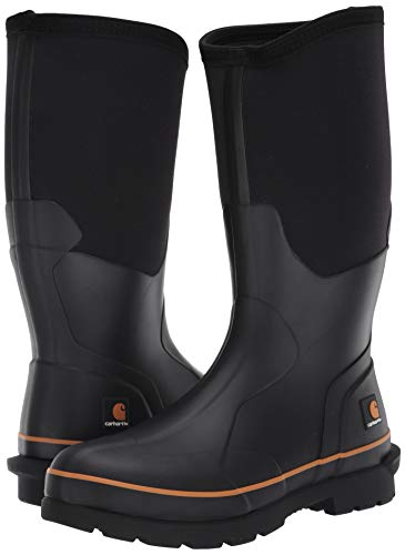 Carhartt Men's 15" Waterproof Rubber Pull-On Soft Toe Cmv1151 Knee High Boot, Black, 9 #TOP6