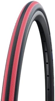 Schwalbe Rightrun 25-540 - Neumático para Bicicleta, Color Negro y Rojo