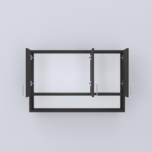 Image of SPECIALITY PANELS 3 Door Modular Wall Mounted Kitchen Cabinet with Organizer Shelf Space Saving Storage Unit | Engineered Wood Cupboard for Kitchen Living Room Organizer Furniture | DIY Assembly