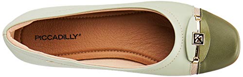 Sapato Salto Baixo Raquel, Piccadilly, Menta, 35