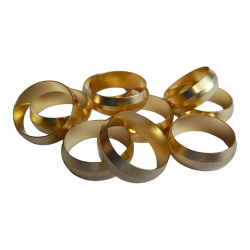 20mm Compression Brass Olives - Pack of 10
