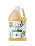 Brittanie's Thyme Organic Olive Oil Castile Liquid Soap Refill, 1 Gallon Rosemary Peppermint | Made