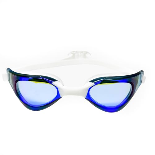 Lunettes miroir course blanches Sharks Elite Mirror Race hydrodynamiques