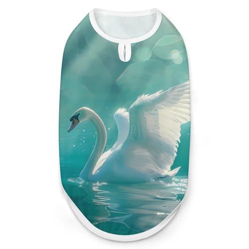 Camiseta para perros Swan Swimming on The Lake 2XL