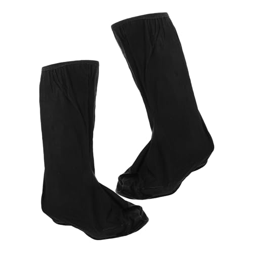 Mipcase 1 par Cubrezapatos Unisex para lluvia - Overshoes para uso al aire libre con diseño de tubo alto y cierre de cremallera, calzado resistente para días lluviosos y con nieve miniatura 1