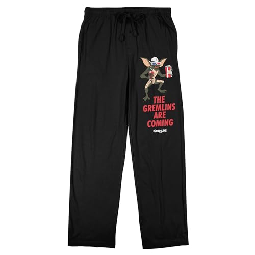 Gremlins Gremlins are Coming Men's Black Sleep Pajama Pants