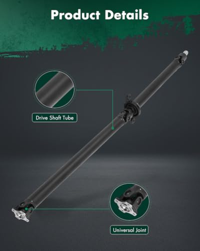 Image of SCITOO【64.5 inch】Steel Rear Driveshaft Assembly Drive Shaft Prop Shaft Compatible For Subaru Outback 2000-2004,OE# 27111AE110 27111AE111 27111AE112 65-7036 936-901 657036 936901
