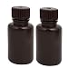 Lon0167 New 2PCS 50ml Featured Plastic Chemical Laboratory reliable efficacy Sealling Reagent Sample Bottle Brown(id:c4a 0e 9c 63f)