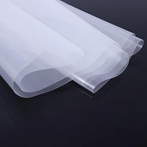 DYHNQE Gewächshausfolie, Extra Dick Folie Reißfest Transparent Polyethylen Folie Gewächshaus Baufolie Transparente Plane für Tomatenhaus Tunnelfolie Bauernhöfe Gärten Gartenarbeit (4x2 m)