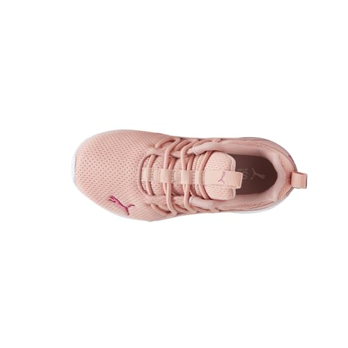 Image of PUMA Axelion Mesh Sneaker, Poppy Pink White-Pinktastic, 12 US Unisex Little Kid