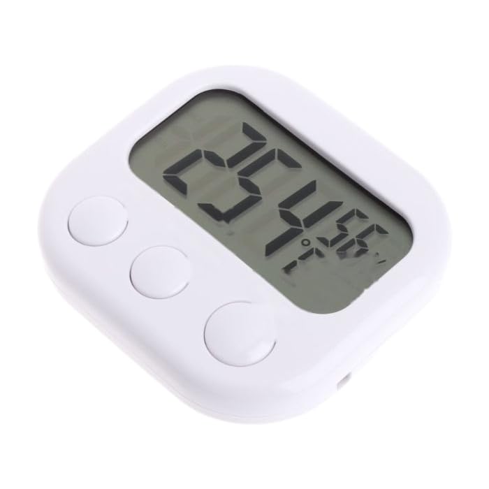LCD Display Digital Indoor Hygrometer Temperature Humidity Meter Gauge Thermometer Barometer Weather Station