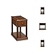 Signature Design by Ashley Breegin New Traditional Wooden Chair Side End Table, Brown