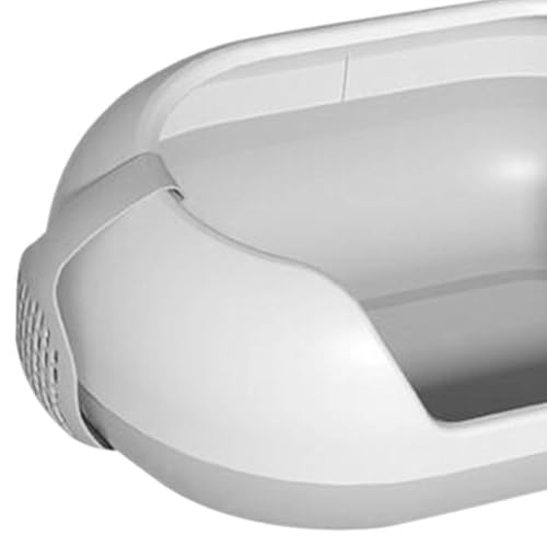 Arenero para gato grande con lados altos y amplia capacidad miniatura 4